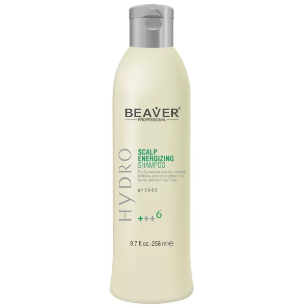 Beaver Professional Hydro Scalp Energizing Shampoo, 258 ml bottle