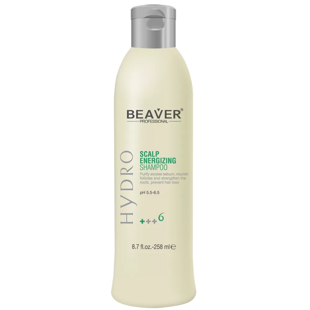 Beaver Professional Hydro Scalp Energizing Shampoo, 258 ml bottle