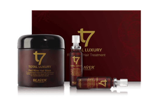 Total Luxury Red Wine Hair Treatment 1 set