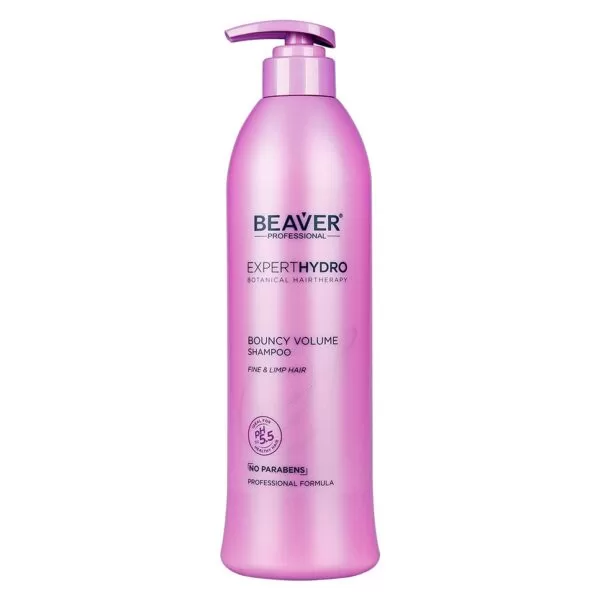 Beaver Professional Expert Hydro Botanical HairTherapy Bouncy Volume Shampoo, paraben free