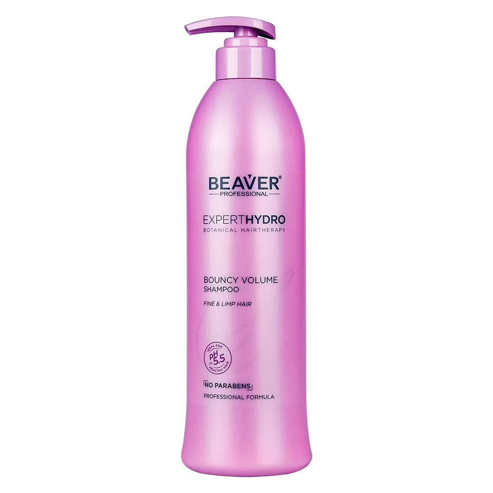 Beaver Professional Expert Hydro Botanical HairTherapy Bouncy Volume Shampoo, paraben free