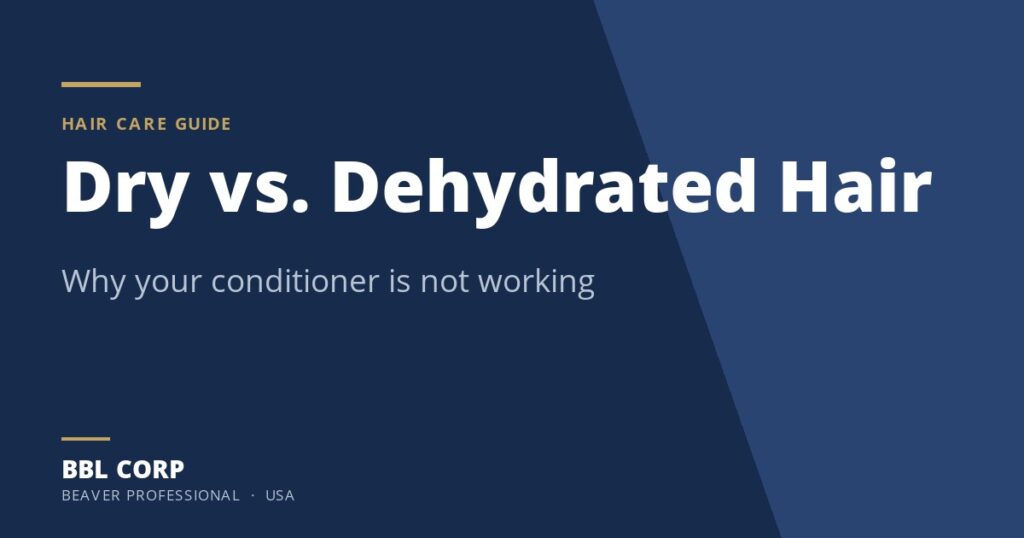 Dry vs Dehydrated Hair - BBL Corp hair care guide