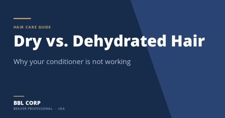 Dry vs Dehydrated Hair - BBL Corp hair care guide